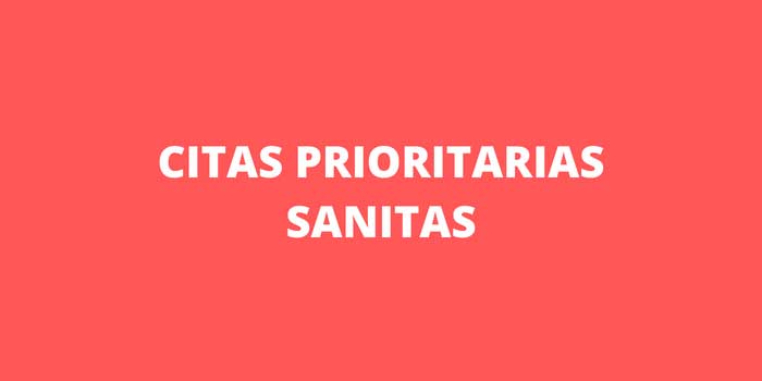 CITAS PRIORITARIAS SANITAS