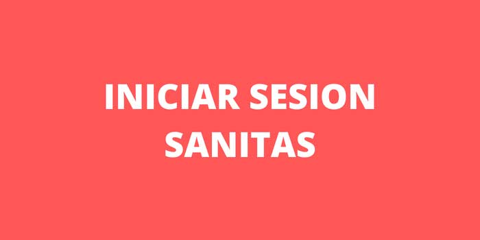 INICIAR SESION SANITAS